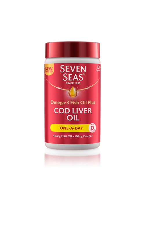 Seven Seas Cod Liver Oil One a Day  120 Capsules